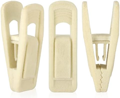 Pinces à cintres en velours, lot de 80, pinces beiges résistantes à revêtement floqué, idéales pour les cintres en velours fins. Pinces à cintres en velours, lot de 80, pinces beiges résistantes à revêtement floqué, idéales pour les cintres en velours fins.