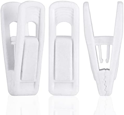Lot de 50 pinces à linge en velours blanc, résistantes et floquées, avec large ouverture, idéales pour les pantalons, jupes et vêtements fins. Lot de 50 pinces à linge en velours blanc, résistantes et floquées, avec large ouverture, idéales pour les pantalons, jupes et vêtements fins.