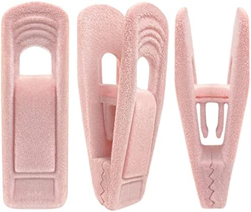 Cintres en velours rose clair, lot de 80, pinces de suspension antidérapantes et résistantes pour jupes et pantalons en velours Cintres en velours rose clair, lot de 80, pinces de suspension antidérapantes et résistantes pour jupes et pantalons en velours