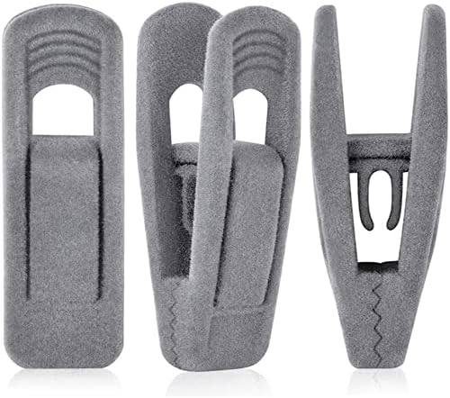 Pinces à cintres en velours gris, lot de 50, antidérapantes, pour jupes et pantalons en velours, résistantes et idéales pour les enfants. Pinces à cintres en velours gris, lot de 50, antidérapantes, pour jupes et pantalons en velours, résistantes et idéales pour les enfants.